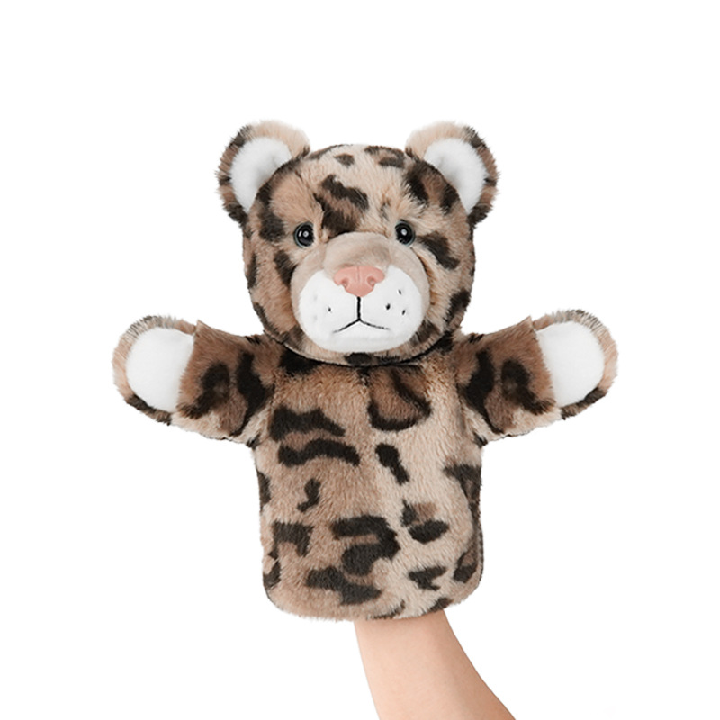 Leopard halfbody hand puppet
