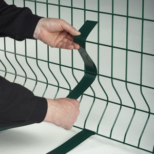 Kit de lanière occultante souple <span class=keywords><strong>gris</strong></span> <span class=keywords><strong>anthracite</strong></span> et vert souple 4,7 cm*60 m pour clôture grillagée en fil métallique pour la France - Product Image 3