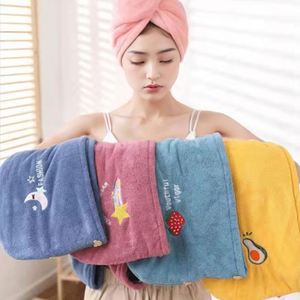 Serviette à capuche en microfibre douce pour femme, séchage rapide, bonnet de bain et turban absorbant pour cheveux, idéal pour la maison - Product Image 2