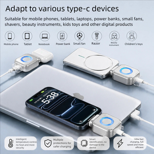 Hot Selling Product Dropship Automatic Universal 140w Smart Full Charge Selfcut Type c <b>Adapter</b> Automatic Separator for Phone - Product Image 4