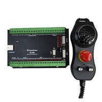 Kit de commande CNC complet 4/6 axes, carte de contrôle CNC Ethernet EC500 Mach3 avec DDMPG, écran LCD et alimentations à découpage