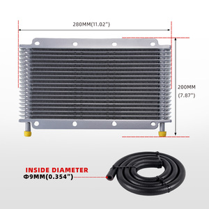 Enfriador de aceite de transmisión de aluminio, kit de radiador de 19, 25 y 32 filas para actualización de automóviles - Product Image 2