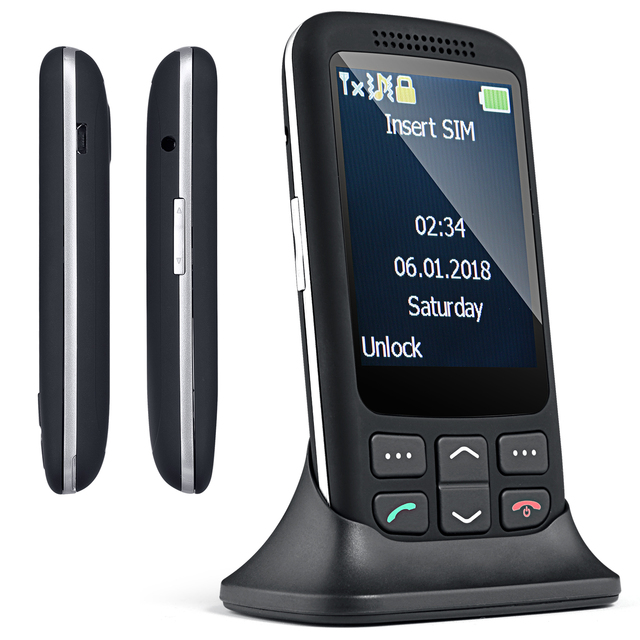 2g Slide Mobile Telephones with Big Battery Own Assemble Line Factory