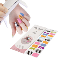 Autocollants de vernis à ongles en gel semi-durci UV personnalisés rouges, fournisseur d'usine Huizi