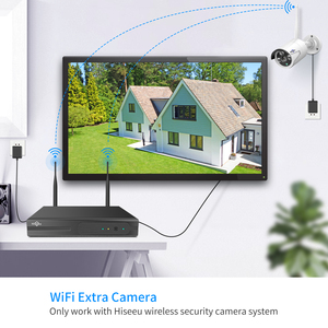กล้องวงจรปิดไร้สาย Hiseeu H.265 IP66  วัสดุโลหะ ตรวจจับความเคลื่อนไหว ความละเอียด 4MP มองเห็นในเวลากลางคืน พร้อมเสียง  สำหรับบ้าน ระบบรักษาความปลอดภัยกลางแจ้ง  WiFi รุ่น TZ-HB613 - Product Image 5