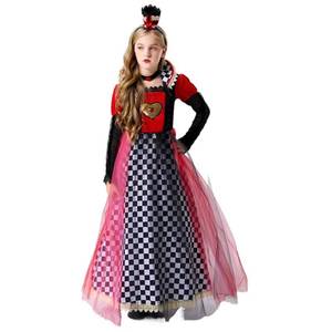 Disfraz de Halloween para Niños, Disfraz de Princesa de Cartas de Picas, Disfraz de Reina Malvada para Representaciones Escénicas - Product Image 2