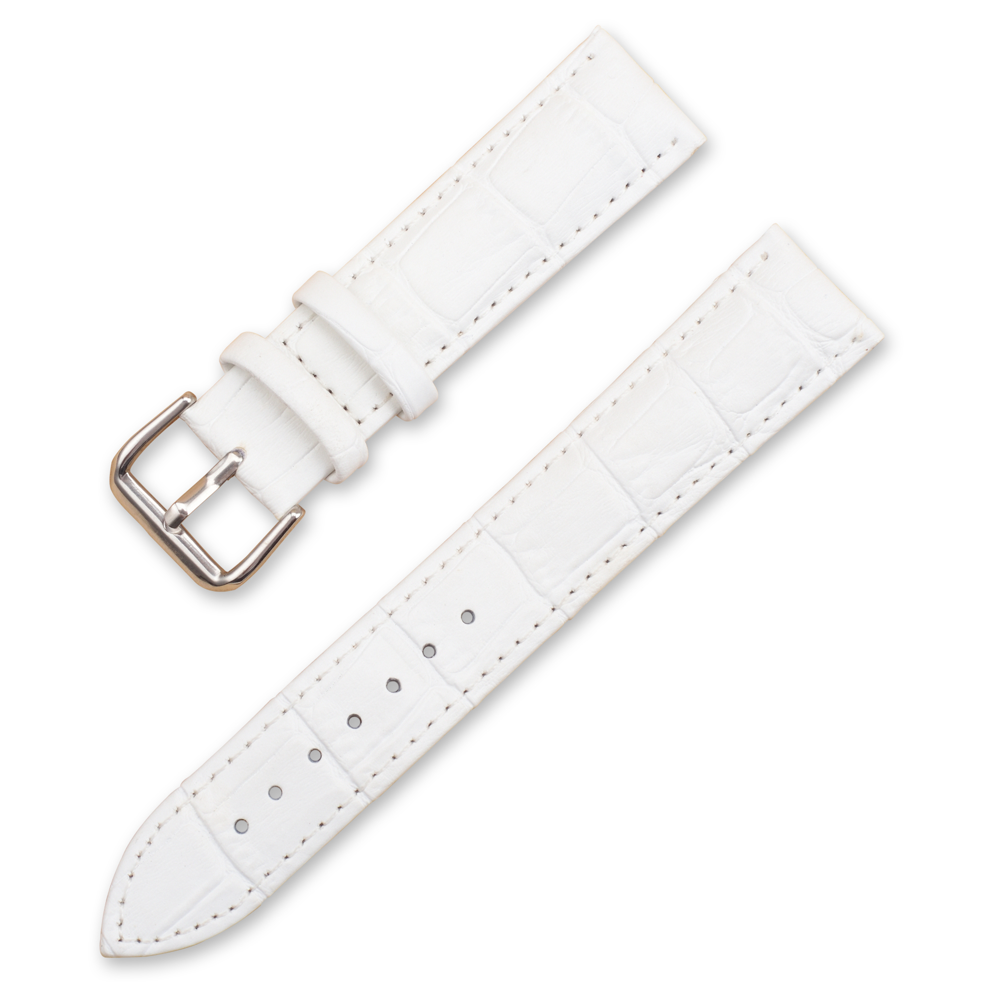 Boucle blanche + argent