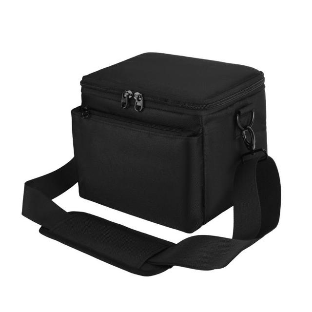 Universal DSLR Camera Bag Portable Shoulder Messenger Bag With Double Plush Dividers Crossbody Bag