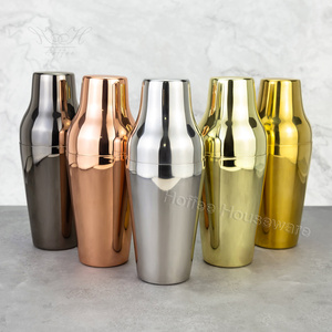 Custom Color 600ml Stainless Steel 2 <strong>Drink</strong> Capacity Oversized Top Bartender Martini <strong>Drinks</strong> Wine Mixer Parisian Cocktail <strong>Shaker</strong> - Product Image 2