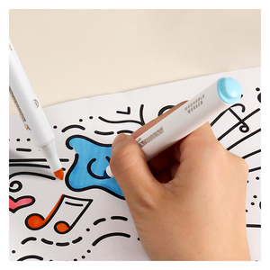 <span class=keywords><strong>STA</strong></span> Ventes directes d'usine 24 couleurs stylo à eau lavable marqueurs sans alcool lavables enfants - Product Image 1