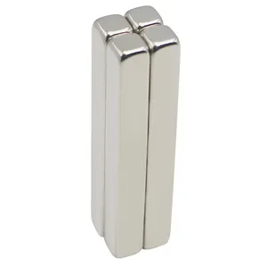 N52 Neodymium Disesuaikan Kuat N35 N45 N50 Bar Ndfeb Blok Magnet