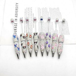 Bolígrafo de Dibujos Animados con Diamantes para DIY, Lindo Bolígrafo de Presión de Uso Universal, Navidad, Halloween, Kuromi, Bob Esponja, Gato KT - Product Image 4
