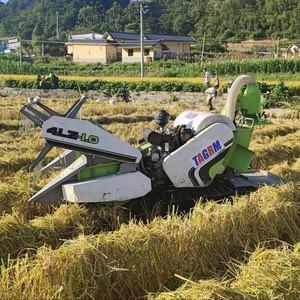 Automatic Clawer Type Rice Wheat Harvesting Machine Agriculture Forage Paddy Crop Grain Silage Tractor Wheat Harvesters Rice <b>Pad</b> - Product Image 3