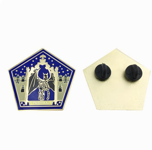 Precio al por mayor de fábrica Venta caliente Aleación de zinc Esmalte duro Gritty Personal Custom Platypus Esgrima Insignia con embragues de mariposa - Product Image 3