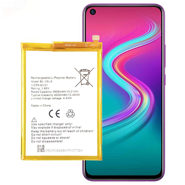4000mAh BL-39LX X652 Mobile Phone Battery for Infinix S5 Battery