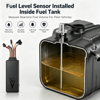 Traceur GPS 4G pour semi-remorque GAR405 RS232 avec caméra et capteur de carburant, suivi en temps réel