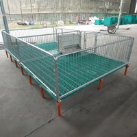 Équipements pour l'élevage porcin : Lit de maternité double pour le sevrage des porcelets, Cage pour porcelets