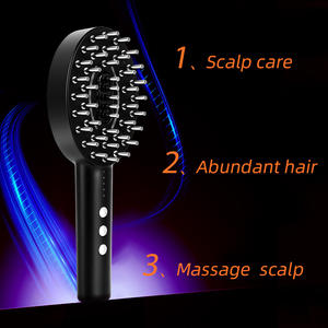 Cepillo de Masaje Capilar Profesional Más Vendido, Masajeador de Cuero Cabelludo con Microcorriente EMS, Cepillo para el Crecimiento del Cabello con Líquido, Alisador de Cabello - Product Image 4