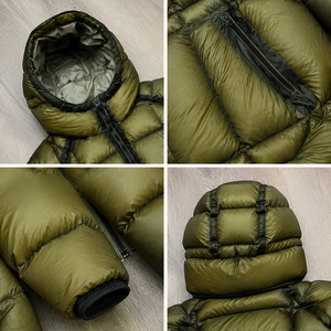 Veste d'hiver <span class=keywords><strong>matelassée</strong></span> légère en nylon et polyester avec fermeture éclair, capuche chaude, style <span class=keywords><strong>doudoune</strong></span> pour <span class=keywords><strong>homme</strong></span> - Product Image 4
