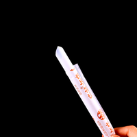 Paille à boire compostable personnalisée PLA Sharp Jumbo Bubble Tea 12mm