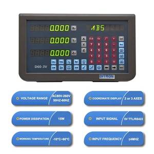 Encoder de regla óptica de cristal lineal de <span class=keywords><strong>2</strong></span> y 3 ejes con lectura digital (DRO) para máquinas de fresado y torno, personalizable OEM - Product Image 2