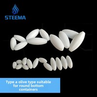 Agitateur magnétique STEEMA type ABC, rotor cylindrique en PTFE haute température, fabriqué en Chine, sans fonction de chauffage