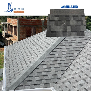 Tejas de Asfalto con Recubrimiento de Piedra y Fibra de Vidrio Certificadas por ASTM D3161 para Casas Modernas con Garantía de por Vida - Product Image 1