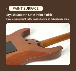 Luxars cao cấp giá bán buôn rang Poplar cơ thể rang Maple Fingerboard & Cổ Vòng băn khoăn cuối S-G37-MAX M guitar điện - Product Image 6