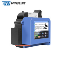 Mini impresora de inyección de tinta portátil de 25,4mm de altura, impresora de inyección de tinta portátil TIJ para impresión de código de lote con logotipo de caja