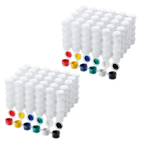 Bocaux vides pour peinture de 1,6 ml, 2 ml, 3 ml, 5 ml, 10 ml, 15 ml – Mini pots de peinture transparents avec couvercles pour rangement