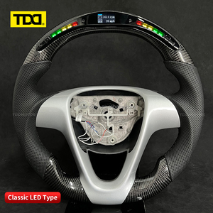 พวงมาลัยคาร์บอน TDD LED สำหรับรถเบนซ์ สมาร์ท 451 453 พวงมาลัยแบบมีไฟ LED - Product Image 3