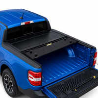 Accessoires de camionnette en alliage durable à profil bas, pliable en quatre parties, pour Toyota Hilux Tacoma Tundra 2025 Ford Maverick F-150 avec benne de 4,5 pieds