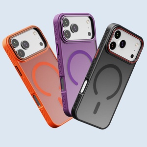 <span class=keywords><strong>Coque</strong></span> magnétique en PC translucide givré <span class=keywords><strong>antidérapante</strong></span> pour <span class=keywords><strong>iPhone</strong></span> 17 Air 16 16e 15 14 13 12 <span class=keywords><strong>11</strong></span> Pro Max Plus, protection et charge sans fil - Product Image 1