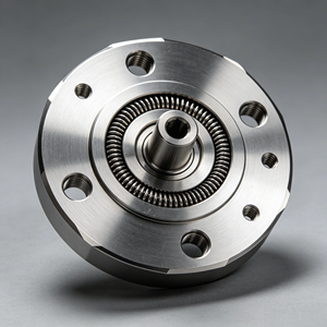 Custom CNC Machining Stainless Steel Flange Parts, High Tolerance Transmission <b>Disc</b>, Accept Custom Drawing OEM Machined Service - Product Image 1