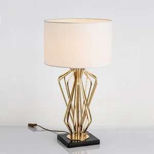 AOSIHUA Nordic Modern White Black Marble Iron Decorative Bedside Table Lamp Nordic Table Lamps For Bedroom