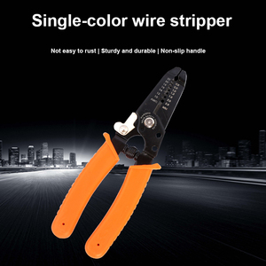 Kìm điện đa năng Dụng cụ tuốt dây một màu Thép không gỉ Dây điện cụ thể Dao uốn sợi quang - Product Image 4