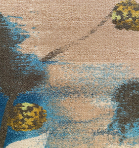 Tapis imprimé de luxe de haute qualité pour hôtel, fabriqué à la machine, pour salon, en polyester modifié tissé, à poils longs, style oriental - Product Image 3