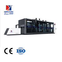 Vier Stations High-Speed Thermovormende Machine Voor Efficiënte Productie Fruitdozen (Pp/Ps/Pvc/Bops/Pet) Kernmotor Hengxing