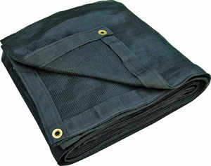 <strong>Hi</strong>-<strong>Vis</strong> Reflective-Stripe Anti-UV Waterproof Windproof 20'x18' PVC Mesh Steel Tarp Lightweight Tear-Resistant Cover for - Product Image 5