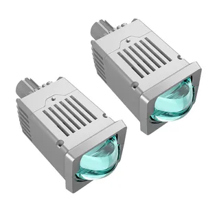 Auto Car parts High Low Beam Car Headlight Mini Bi Led Laser Projector Lens Matrix Module 90W 5500K White Easy Installation