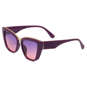 Vintage Oversized Cat Eye Sunglasses Thick Frame Gradient Lens UV400 Protection Trendy Women Fashion <b>Eyewear</b> - Product Image 4
