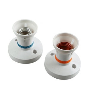 Chất Lượng Cao Trắng Bakelite <span class=keywords><strong>E27</strong></span> Giữ Đèn Bakelite B22 <span class=keywords><strong>Pin</strong></span> Loại Tường Giữ Đèn - Product Image 1