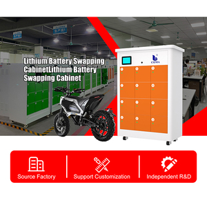 Estación Inteligente de Intercambio de Baterías con Carga Automática para Exteriores, Gabinete de Carga de Baterías de Litio para Vehículos de Tres Ruedas - Product Image 2