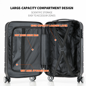 Nuova Valigia Trolley da Ufficio dal Design Moderno, Ruote Girevoli a 360 Gradi, Antifurto, Impermeabile, Miglior Bagaglio a Prezzo Molto Conveniente - Product Image 5