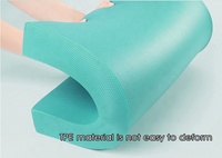 Tapis d'équilibre en mousse TPE souple et écologique haute densité vente en gros de planche inclinée
