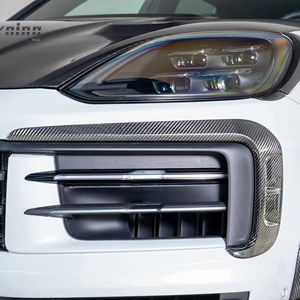 Pour Porsche Cayenne 2024 2025 2026 9Y0.2 – Cadre de calandre avant en fibre de carbone sèche style MSY amélioré - Product Image 1