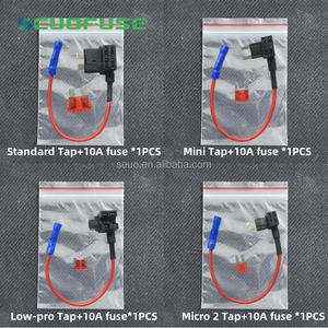 カーヒューズホルダー10Aカーヒューズ付きヒューズ部品標準/ミニ/マイクロ/ロープロファイル - Product Image 6