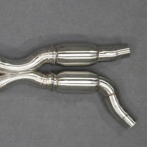 70mm 20G Stainless Steel M2 Competition Equal Length Exhaust Midpipe Exhaust Pipes for BMW M2C F87 S55 3.0T with Resonator - Product Image 4