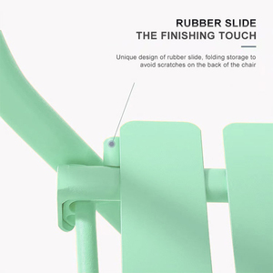 Vườn Patio cà phê cửa hàng đa màu sắc khung thép vòng trà đặt đồ gỗ ngoài trời gấp ngoài trời bàn & ghế 3 cái - Product Image 2