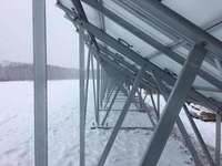 Support de panneau solaire en Zn-Al-Mg galvanisé à chaud de qualité industrielle durable